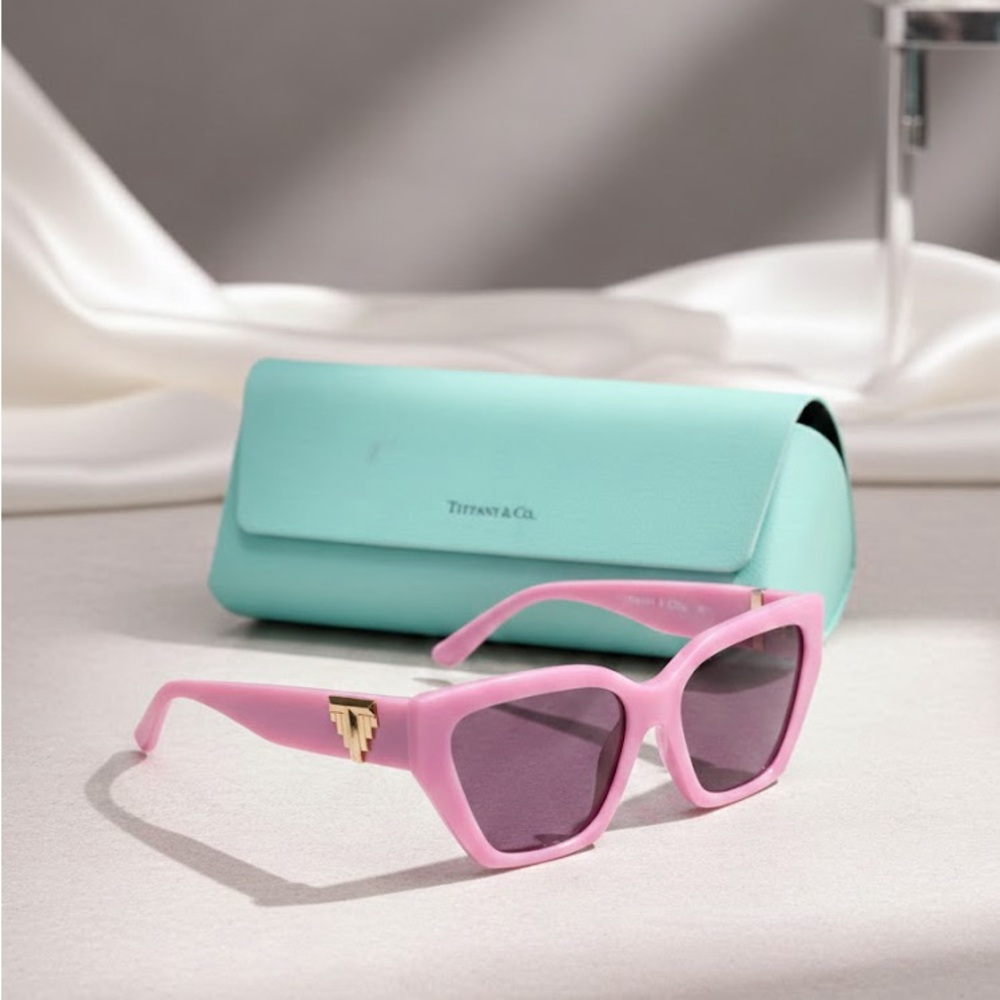 Tiffany & Co. Lavender Sunglasses, Brand New With Case